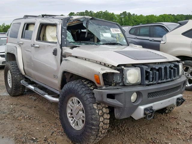 5GTEN13E288109070 - 2008 HUMMER H3 BEIGE photo 1