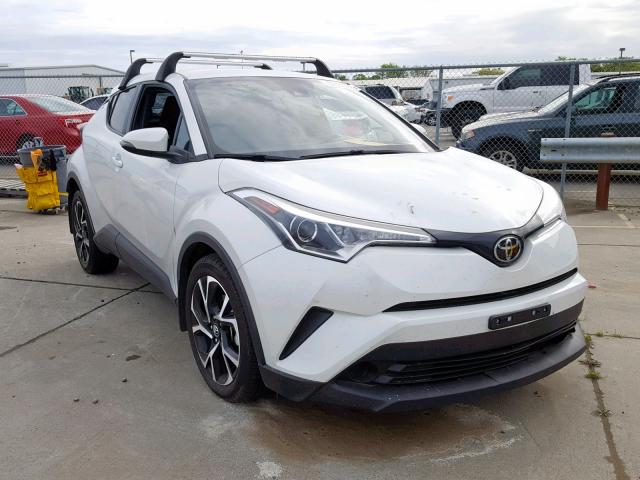 NMTKHMBX2JR020640 - 2018 TOYOTA C-HR XLE WHITE photo 1