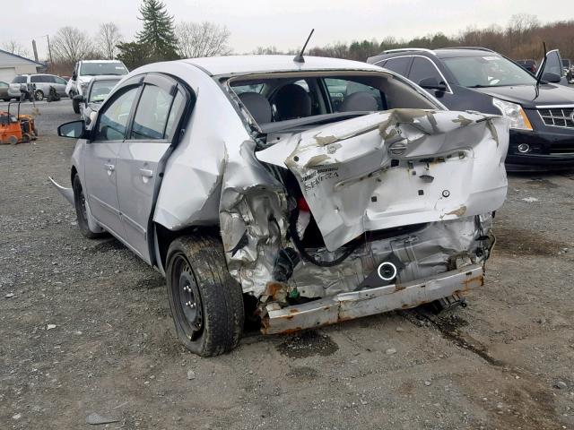 3N1AB6AP7BL614940 - 2011 NISSAN SENTRA 2.0 SILVER photo 3