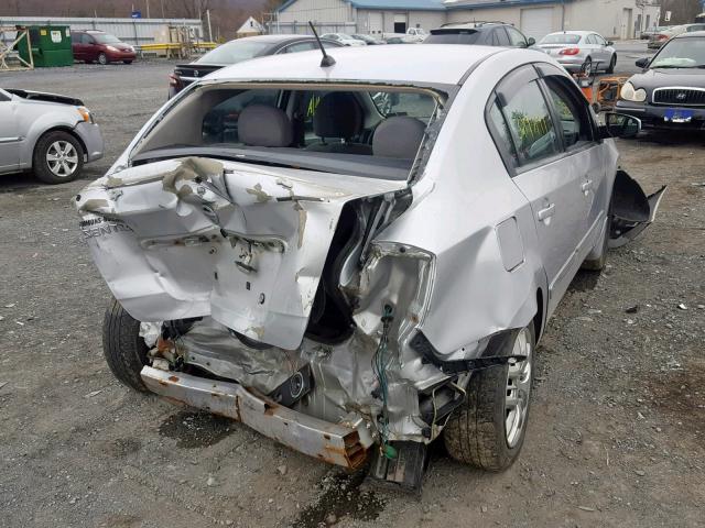 3N1AB6AP7BL614940 - 2011 NISSAN SENTRA 2.0 SILVER photo 4