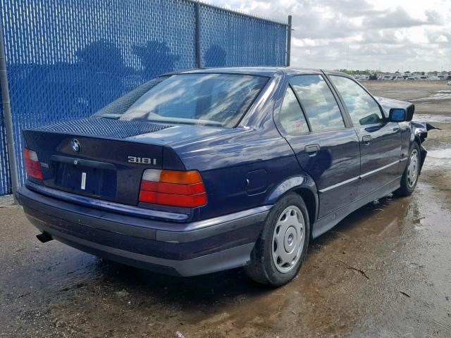 4USCC8320SLA10221 - 1995 BMW 318 I AUTO BLUE photo 4