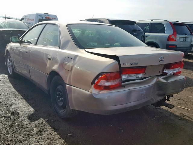 JT8BF28G710320453 - 2001 LEXUS ES 300 TAN photo 3