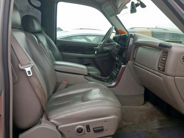 1GKEK63U54J155519 - 2004 GMC YUKON DENA TAN photo 5