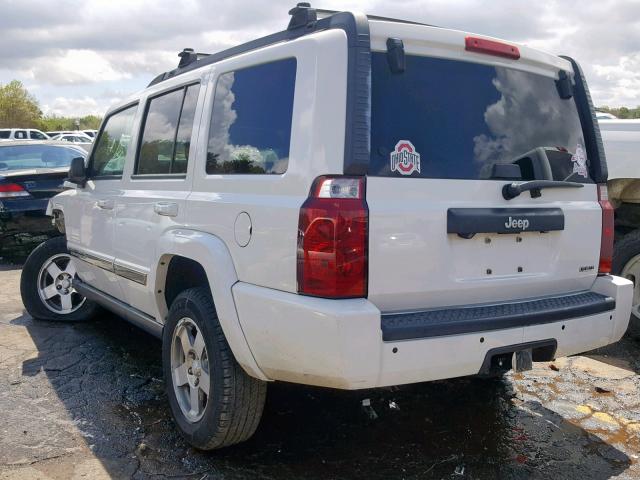 1J4RH4GT1AC142598 - 2010 JEEP COMMANDER WHITE photo 3