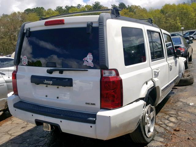 1J4RH4GT1AC142598 - 2010 JEEP COMMANDER WHITE photo 4