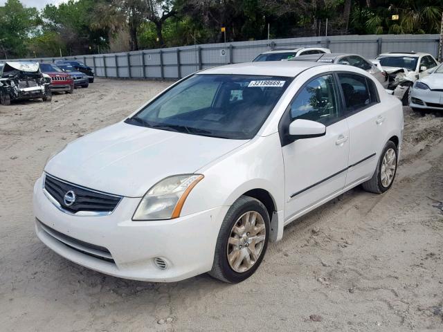 3N1AB6AP8AL655432 - 2010 NISSAN SENTRA 2.0 WHITE photo 2