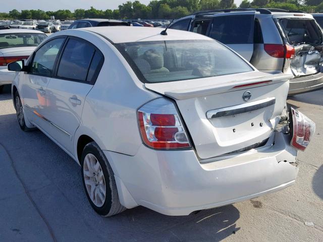 3N1AB6AP8AL655432 - 2010 NISSAN SENTRA 2.0 WHITE photo 3