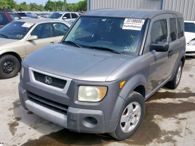 5J6YH28503L037411 - 2003 HONDA ELEMENT EX GRAY photo 2