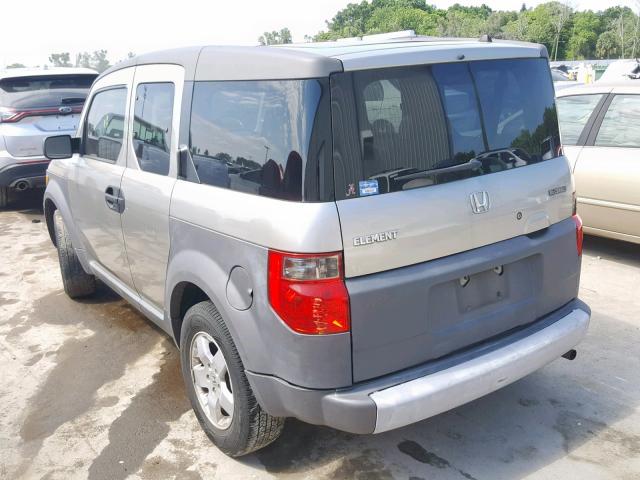 5J6YH28503L037411 - 2003 HONDA ELEMENT EX GRAY photo 3