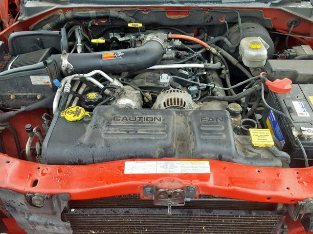 1D4HR38NX3F564608 - 2003 DODGE DURANGO SP RED photo 7