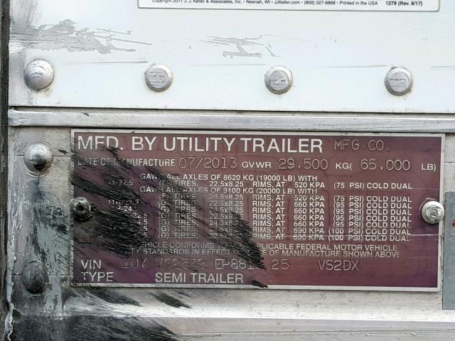1UYVS2532EP881525 - 2014 UTILITY TRAILER Ağ foto 10