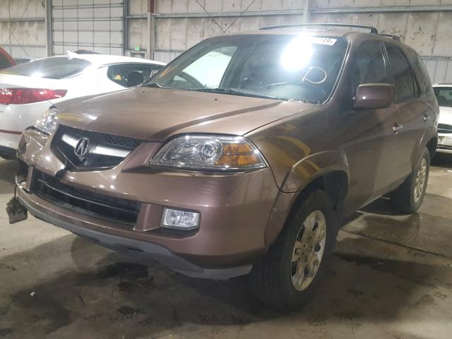 2HNYD18944H507351 - 2004 ACURA MDX TOURIN BROWN photo 2