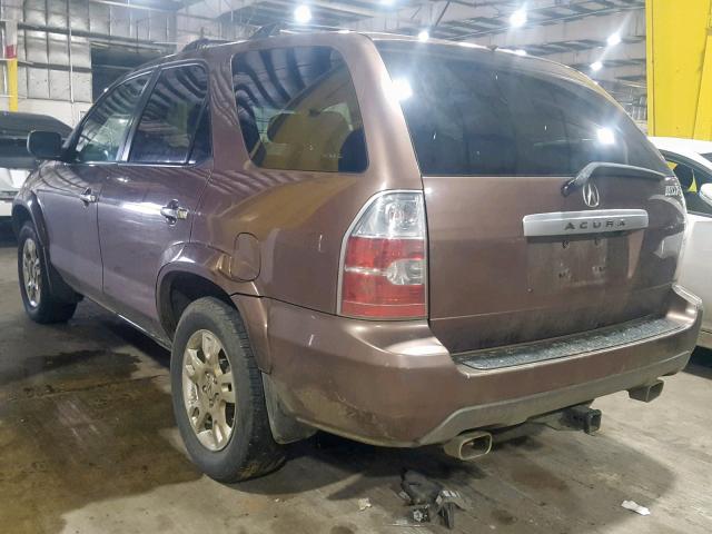 2HNYD18944H507351 - 2004 ACURA MDX TOURIN BROWN photo 3