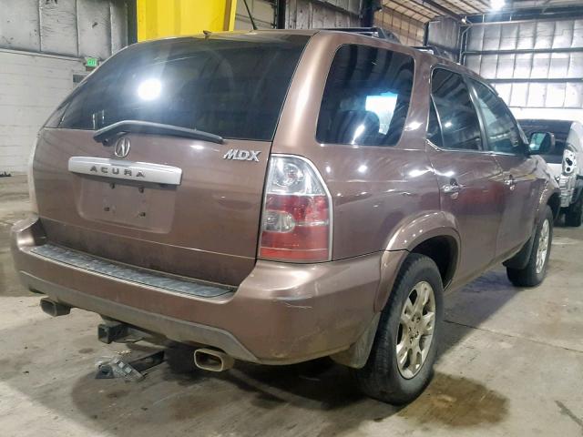 2HNYD18944H507351 - 2004 ACURA MDX TOURIN BROWN photo 4