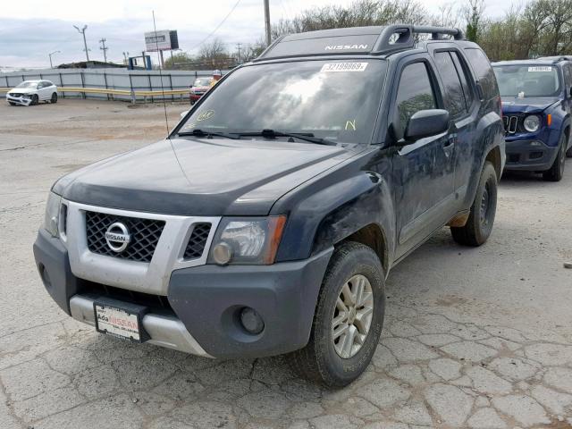 5N1AN0NU1EN803696 - 2014 NISSAN XTERRA X BLACK photo 2