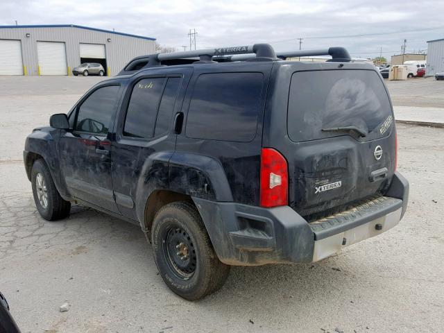 5N1AN0NU1EN803696 - 2014 NISSAN XTERRA X BLACK photo 3