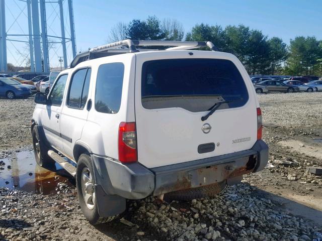 5N1ED28Y74C606069 - 2004 NISSAN XTERRA XE WHITE photo 3