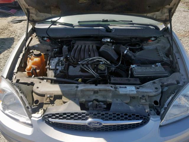 1FAFP55252A225093 - 2002 FORD TAURUS SES SILVER photo 7