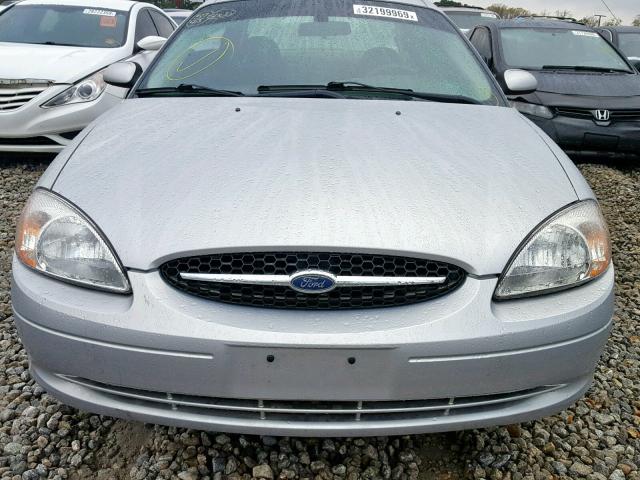 1FAFP55252A225093 - 2002 FORD TAURUS SES SILVER photo 9