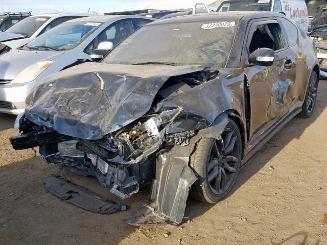 JTKJF5C78FJ010389 - 2015 TOYOTA SCION TC 黑色 照片 2