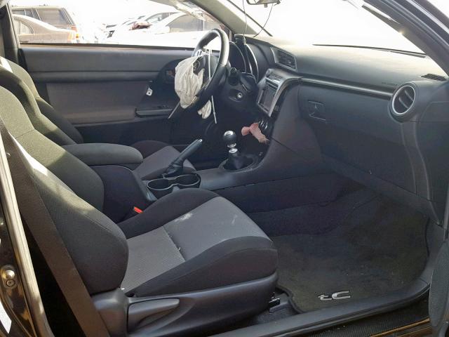 JTKJF5C78FJ010389 - 2015 TOYOTA SCION TC 黑色 照片 5