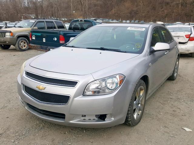 1G1ZH57B48F274369 - 2008 CHEVROLET MALIBU 1LT ვერცხლისფერი ფოტო 2