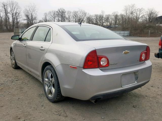 1G1ZH57B48F274369 - 2008 CHEVROLET MALIBU 1LT ვერცხლისფერი ფოტო 3