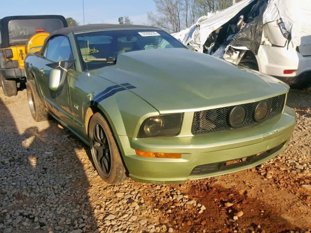 1ZVHT85H965212685 - 2006 FORD MUSTANG GT GREEN photo 1