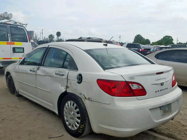 1C3LC46B79N530555 - 2009 CHRYSLER SEBRING LX WHITE photo 3