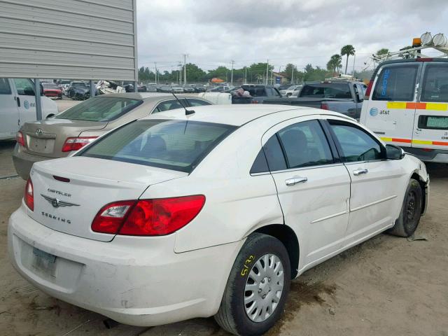 1C3LC46B79N530555 - 2009 CHRYSLER SEBRING LX WHITE photo 4