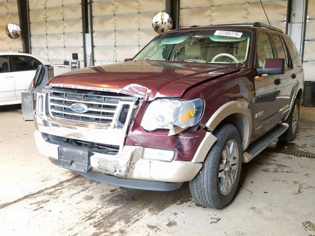 1FMEU74E56UA13378 - 2006 FORD EXPLORER E MAROON photo 2