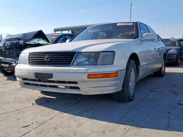 JT8BH22F9T0063535 - 1996 LEXUS LS 400 WHITE photo 2