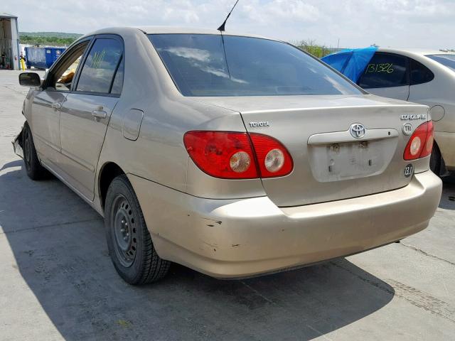 1NXBR32E28Z028679 - 2008 TOYOTA COROLLA CE GOLD photo 3