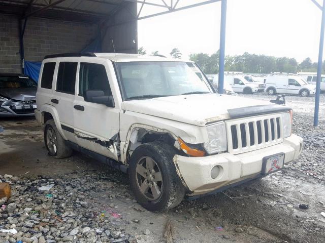 1J8HH48N86C316748 - 2006 JEEP COMMANDER თეთრი ფოტო 1