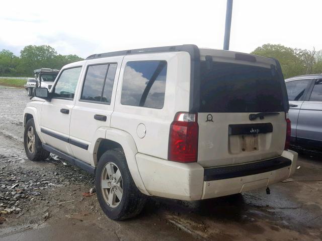 1J8HH48N86C316748 - 2006 JEEP COMMANDER თეთრი ფოტო 3