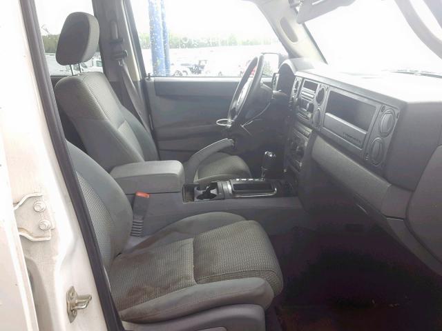 1J8HH48N86C316748 - 2006 JEEP COMMANDER თეთრი ფოტო 5