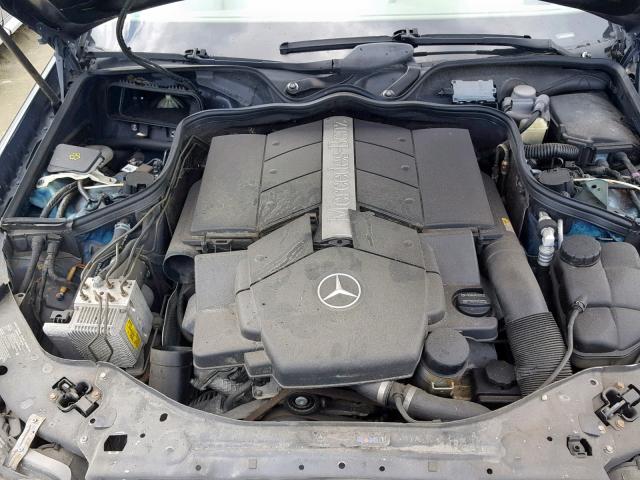 WDBUF70J83A179709 - 2003 MERCEDES-BENZ E 500 BLUE photo 7