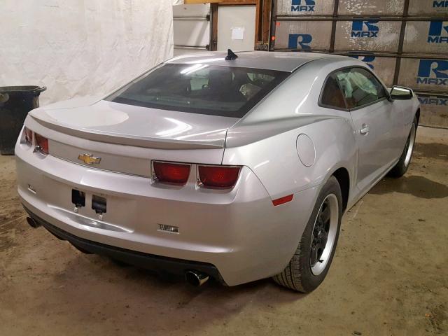 2G1FE1E38C9120734 - 2012 CHEVROLET CAMARO LS GRAY photo 4