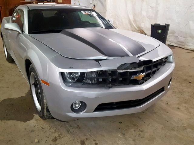 2G1FE1E38C9120734 - 2012 CHEVROLET CAMARO LS GRAY photo 9