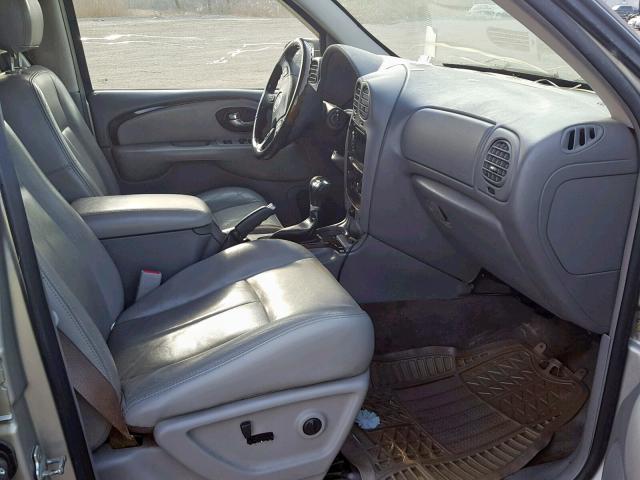 5GADT13S052204743 - 2005 BUICK RAINIER CX SILVER photo 5