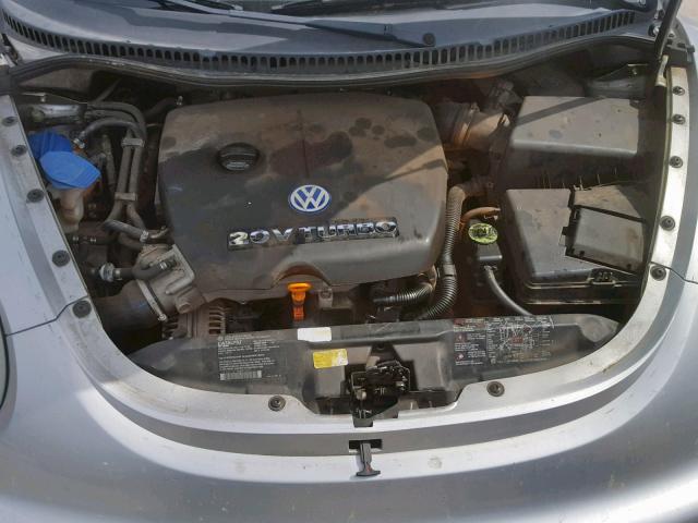 3VWDD21C21M463246 - 2001 VOLKSWAGEN NEW BEETLE Gümüş foto 7