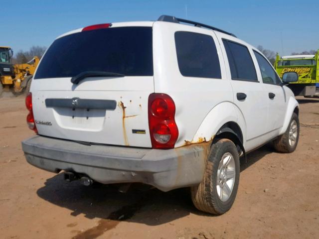 1D8HB38P67F537464 - 2007 DODGE DURANGO SX WHITE photo 4