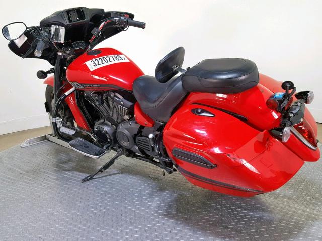 JYAVP32E0FA006388 - 2015 YAMAHA XVS1300 CT RED photo 6