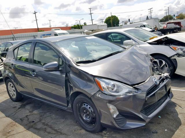 JTDKDTB34G1128722 - 2016 TOYOTA PRIUS C GRAY photo 1