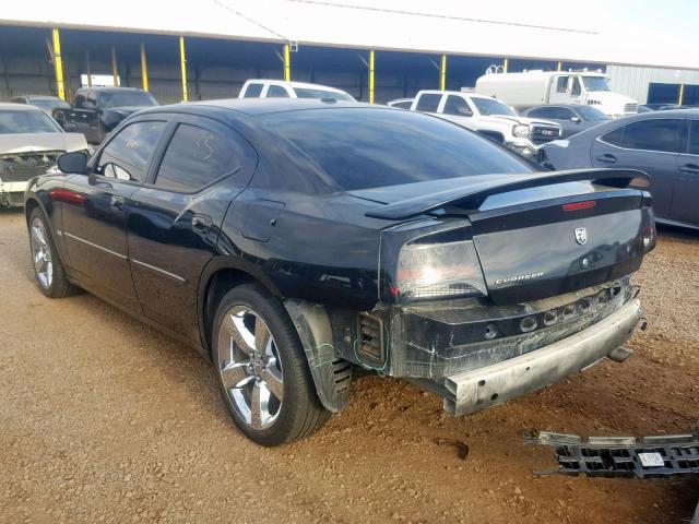 2B3CA9CV7AH239226 - 2010 DODGE CHARGER RA BLACK photo 3