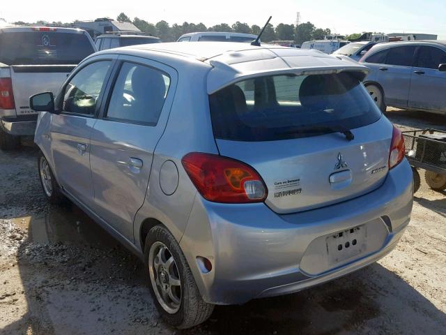 ML32A3HJ1FH013549 - 2015 MITSUBISHI MIRAGE DE SILVER photo 3