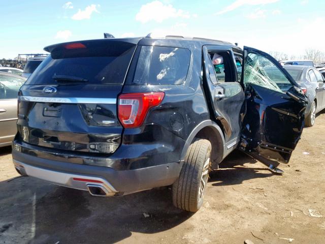 1FM5K8HT4GGC70312 - 2016 FORD EXPLORER P BLACK photo 4