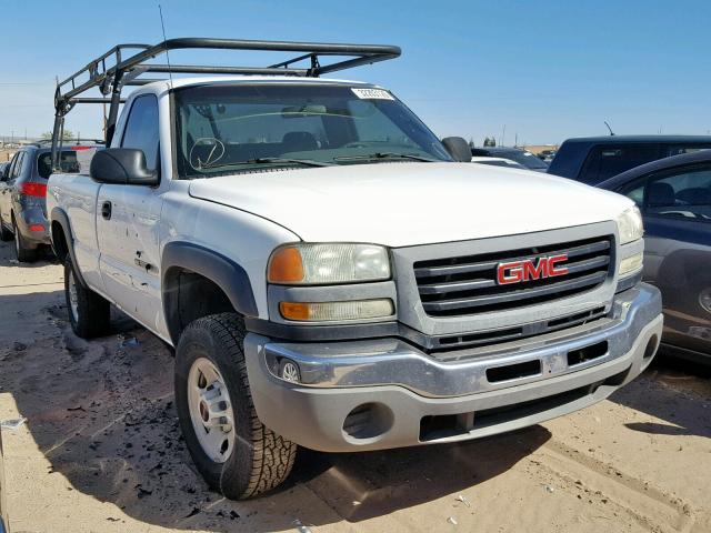 1GTHC24U13E366043 - 2003 GMC SIERRA C25 WHITE photo 1