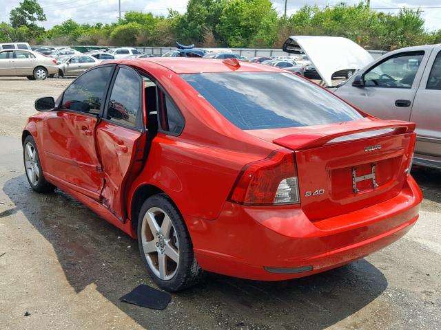 YV1MS382782365644 - 2008 VOLVO S40 2.4I RED photo 3