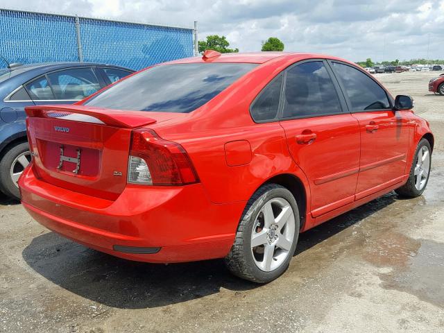 YV1MS382782365644 - 2008 VOLVO S40 2.4I RED photo 4